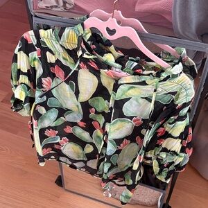 Chairo ruiz Ibiza cactus top size small